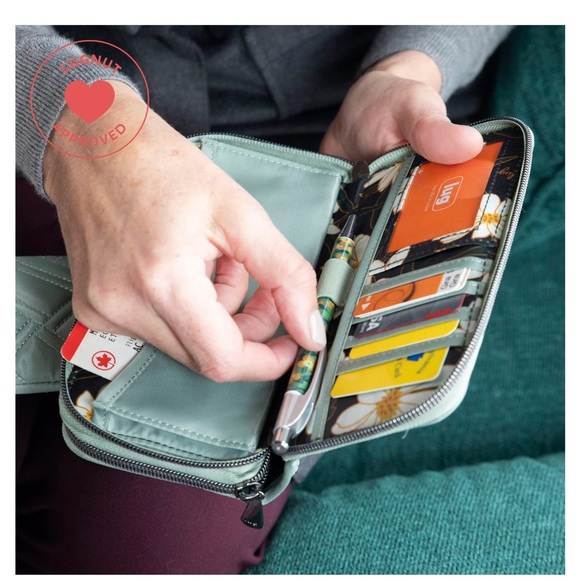 Lug Whimsy Copper Splits XL Wallet / wristlet - Picture 7 of 7